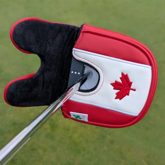 Canada Flag - Center Shaft Mallet Putter Head Cover