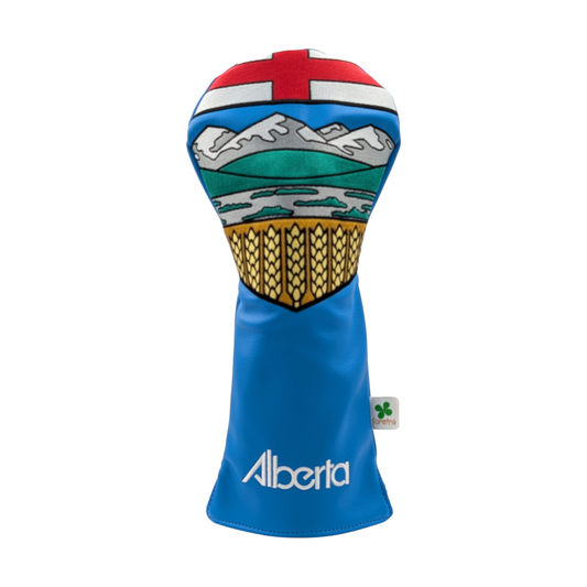 Alberta Shield - Driver Head Cover - Bold Alberta Pride