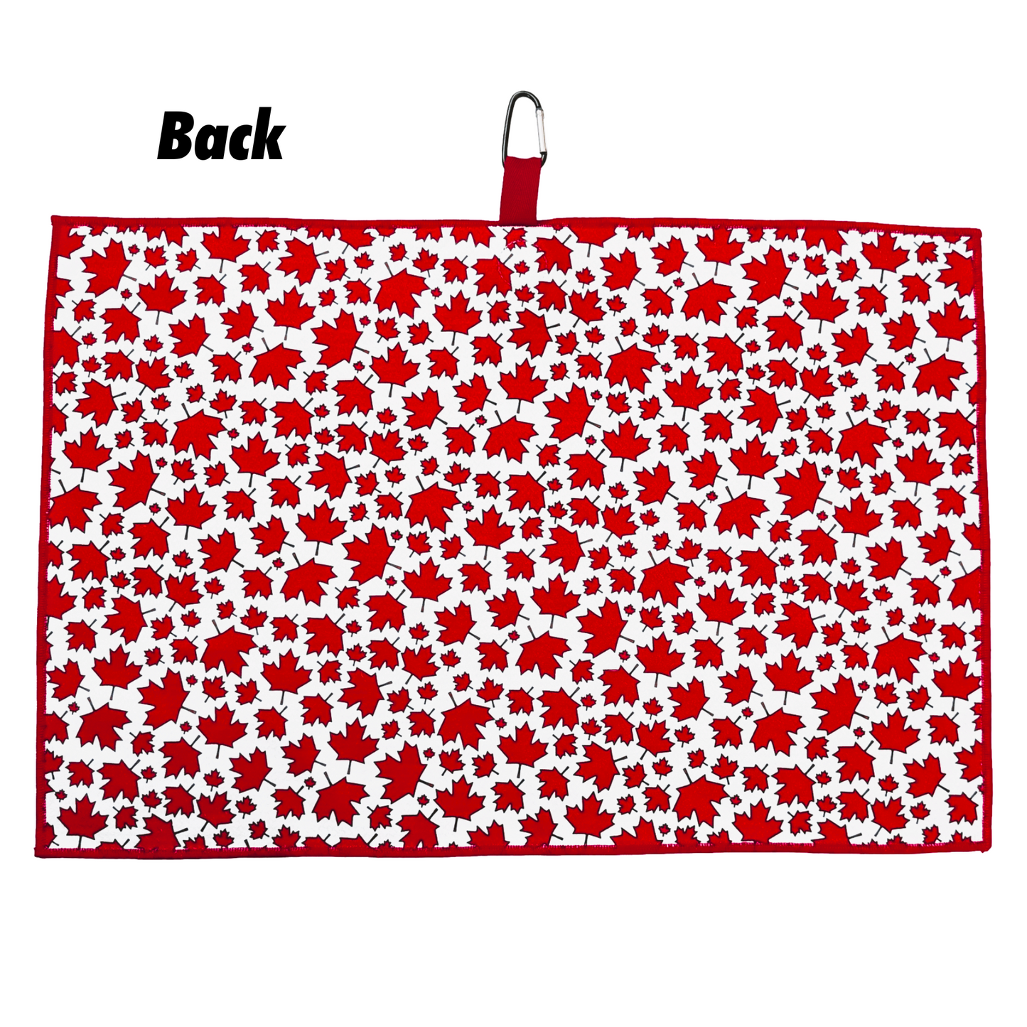 Canada Maple Leaves - Magnetic Golf Waffle Towel