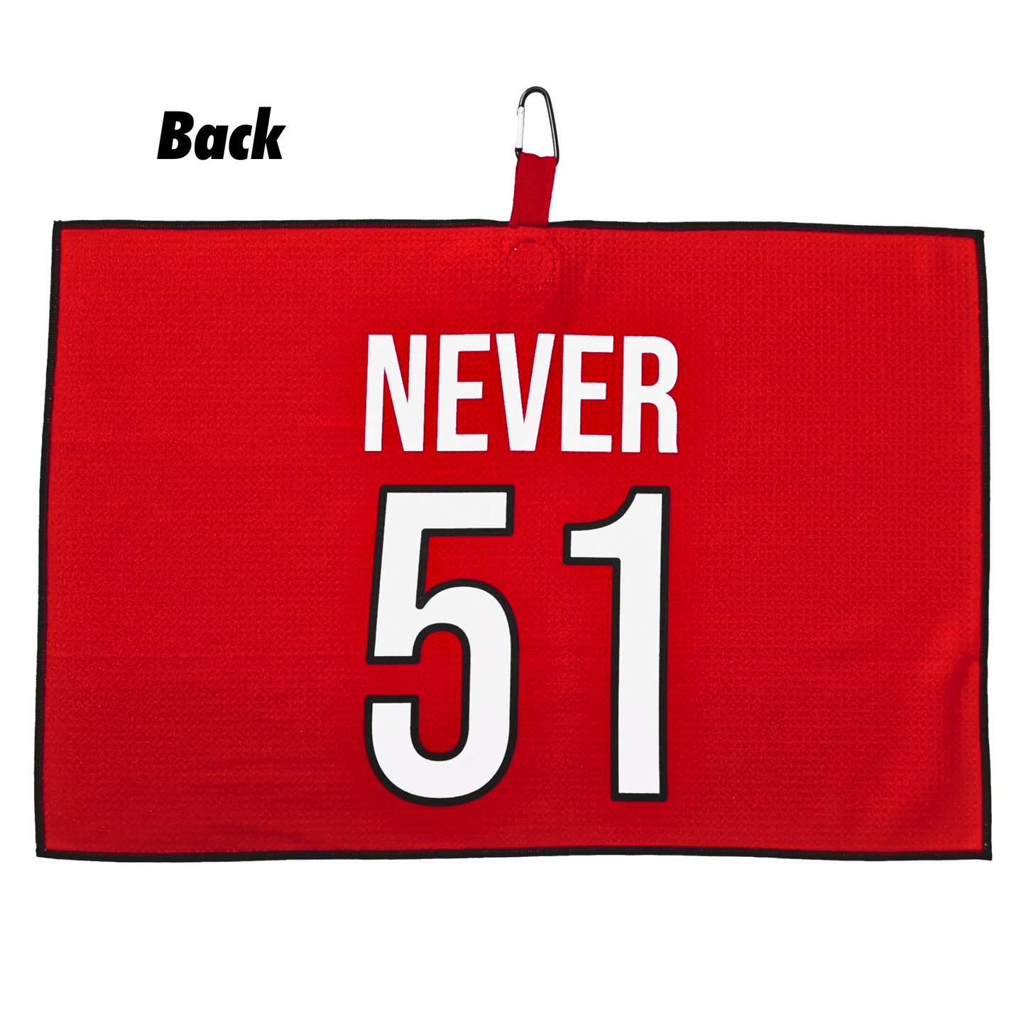 Canada Never 51 - Magnetic Golf Waffle Towel