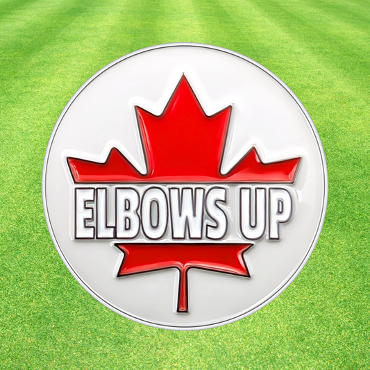Elbows Up - Golf Ball Marker with Magnetic Hat Clip