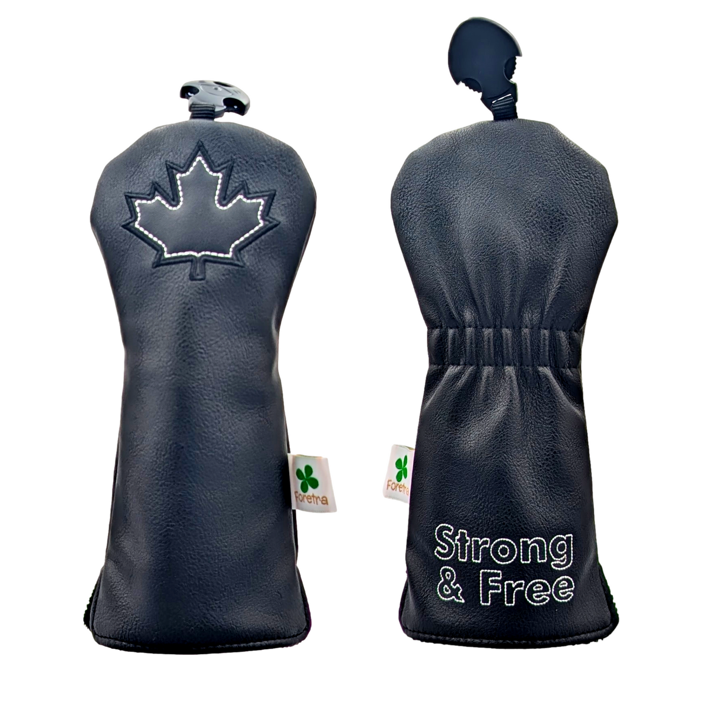 Canada Black Maple Leaf - Hybrid Headcover - Strong & Free