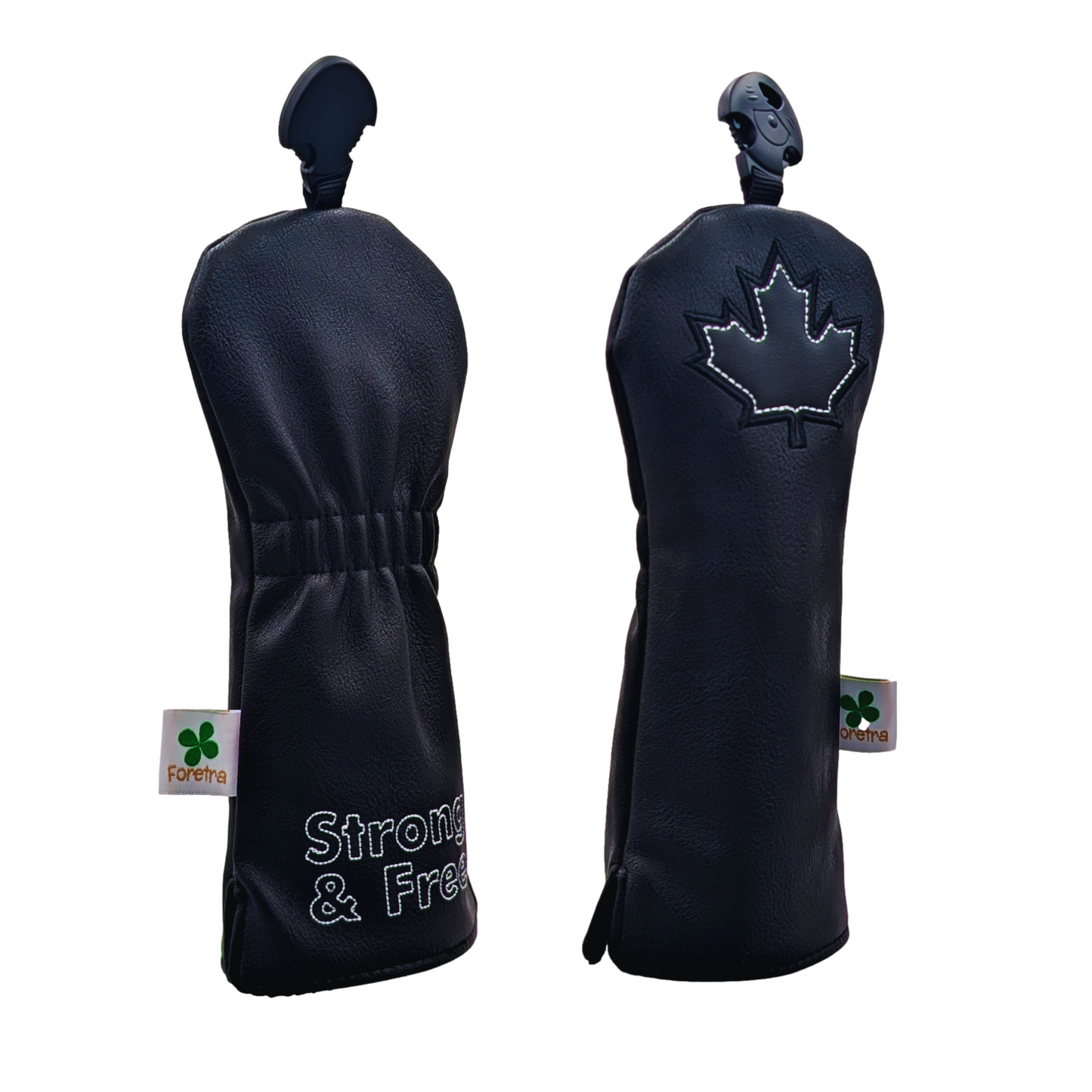 Canada Black Maple Leaf - Hybrid Headcover - Strong & Free