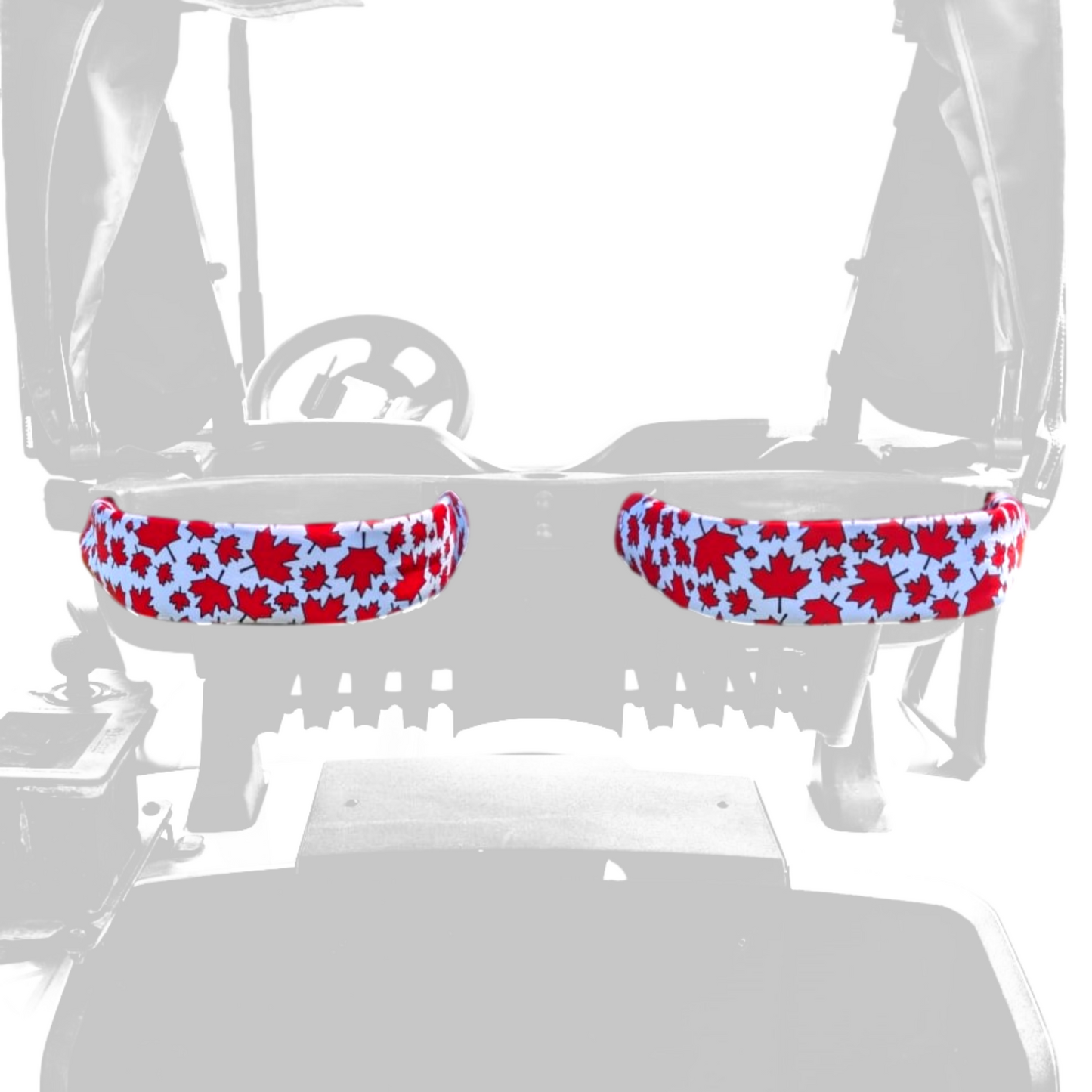 Canada Maple Leaves Pattern - Golf Cart Strap Sleeve