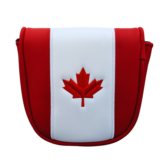 Canada Flag - Center Shaft Mallet Putter Head Cover