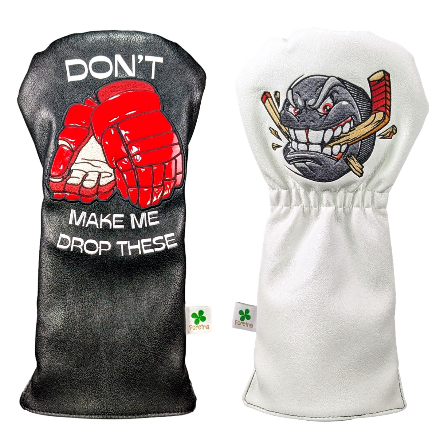 “Don't Make Me Drop These” - Hockey Gloves Driver Head Cover