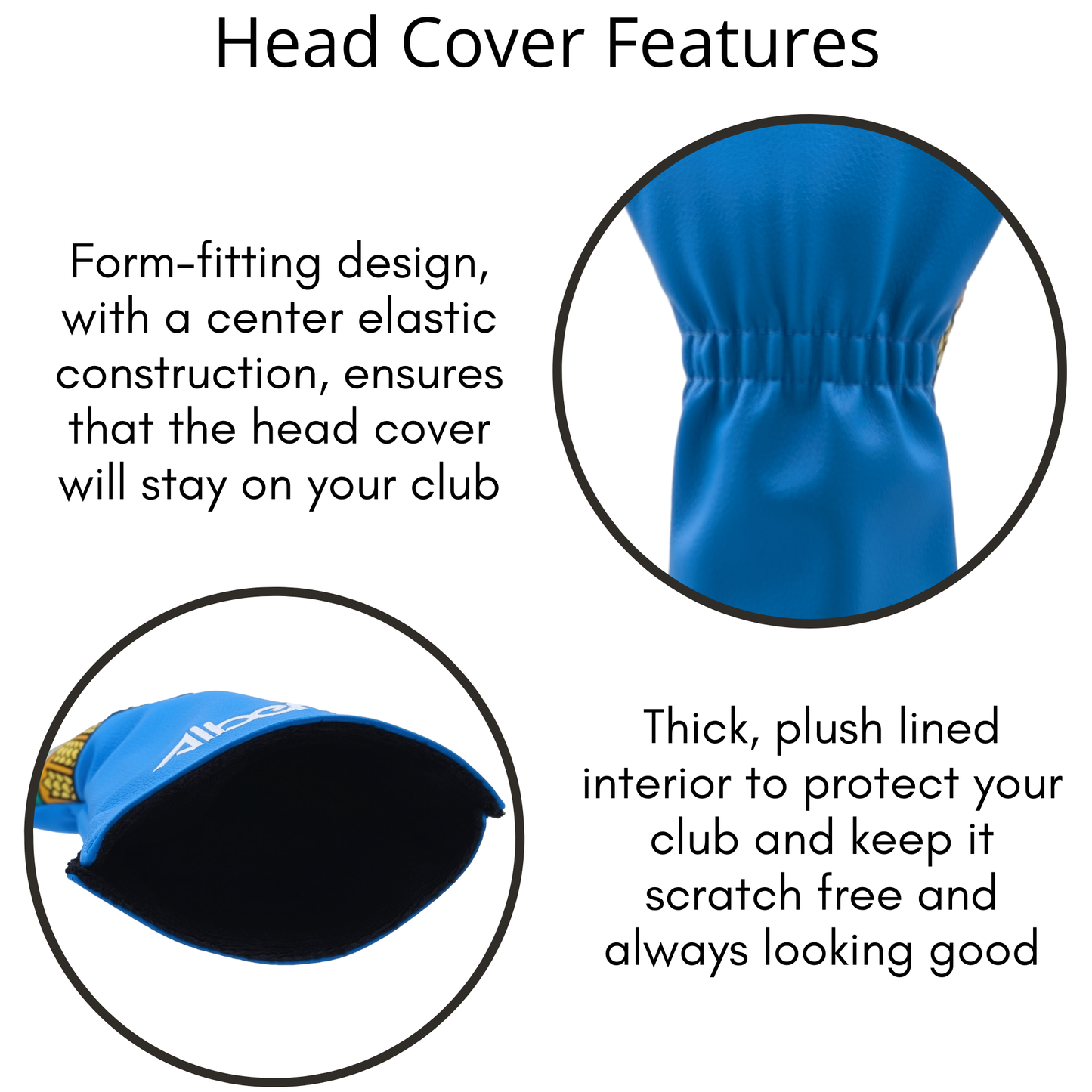 Alberta Shield - Driver Head Cover - Bold Alberta Pride