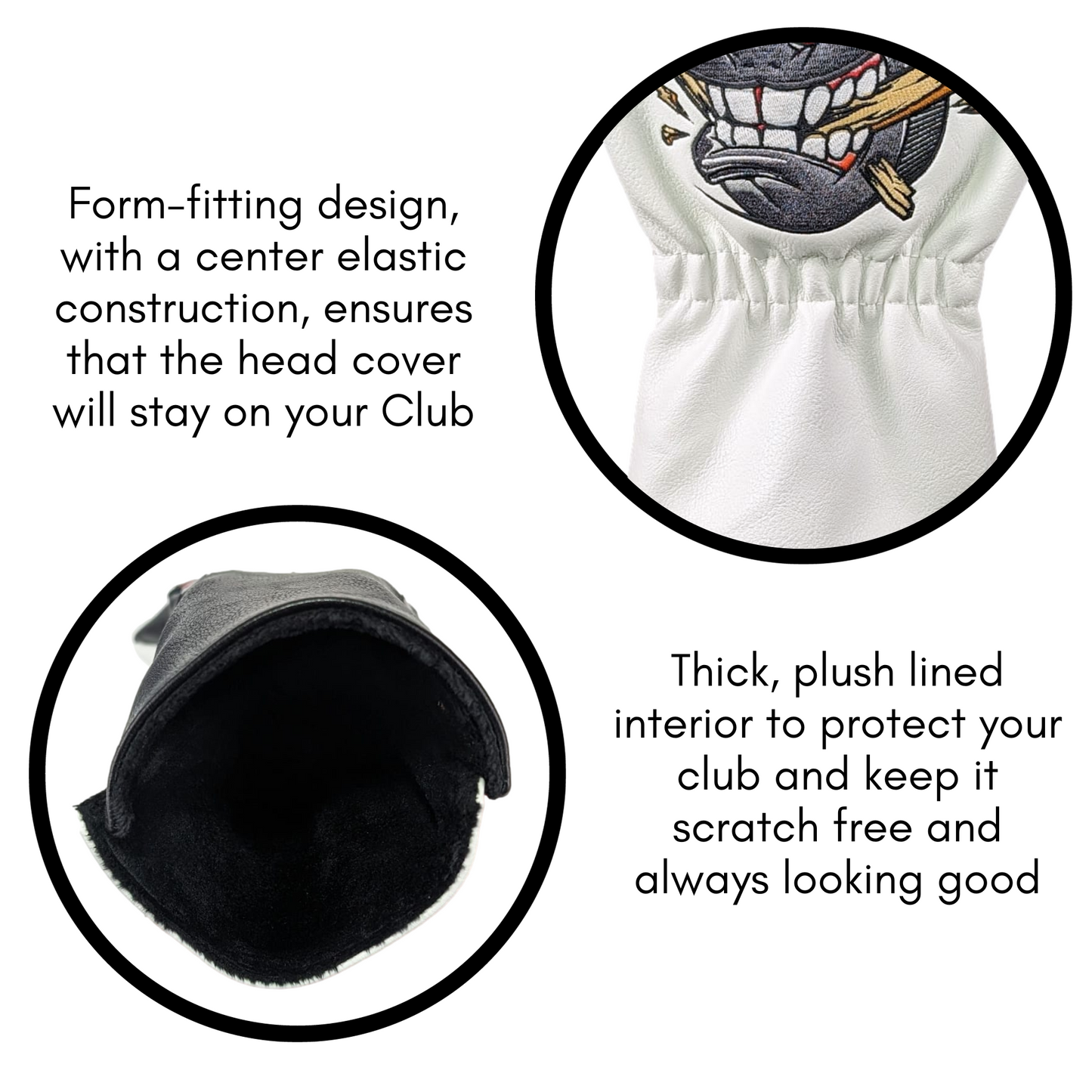 “Don't Make Me Drop These” - Hockey Gloves Driver Head Cover