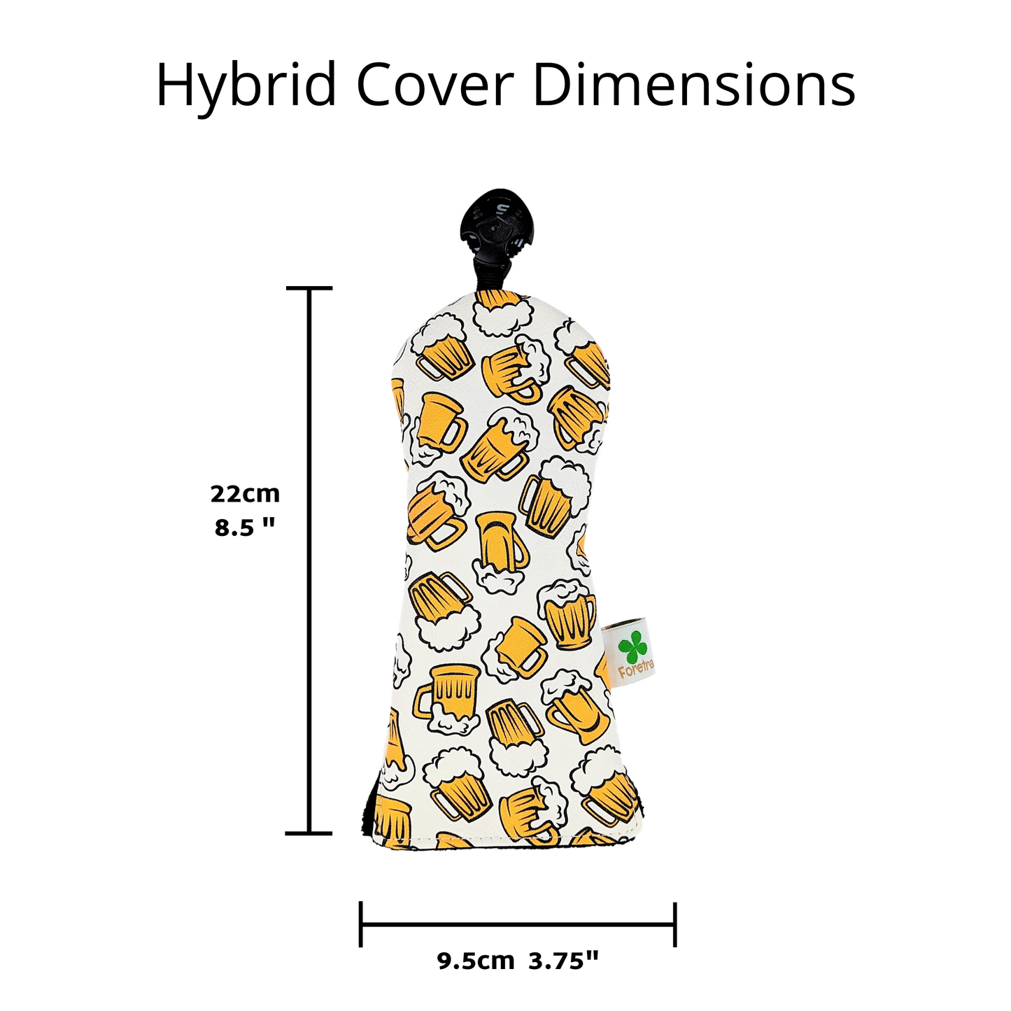 Beer Mugs pattern - Utility / Hybrid Head Cover