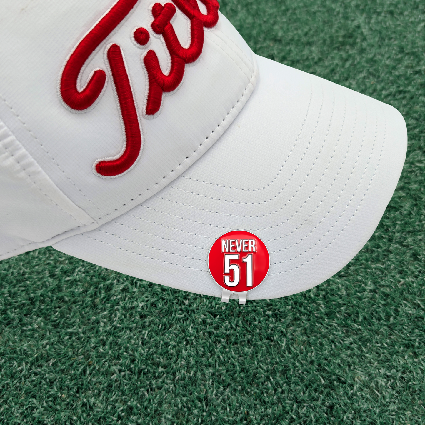 Canada Never 51 - Golf Ball Marker with Magnetic Hat Clip