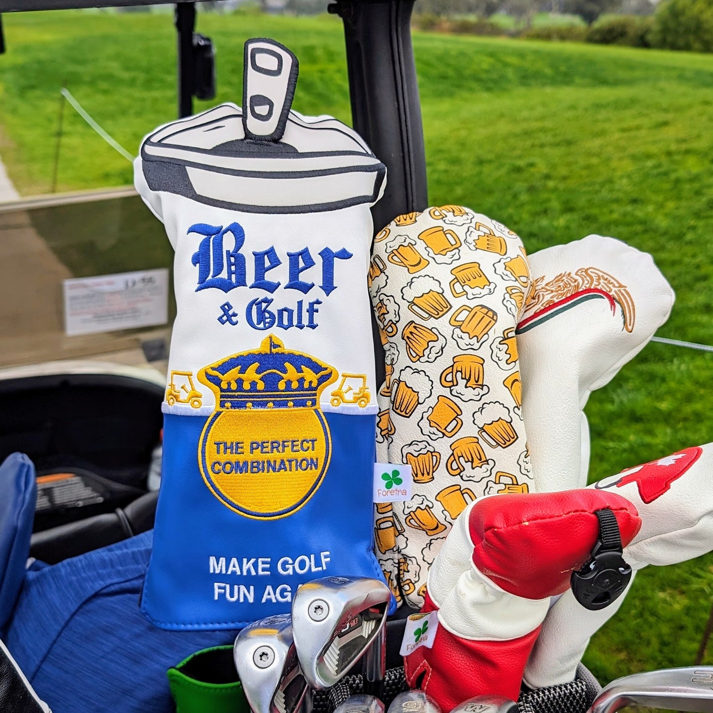 Beer Can (Beer and Golf) - Driver Head Cover