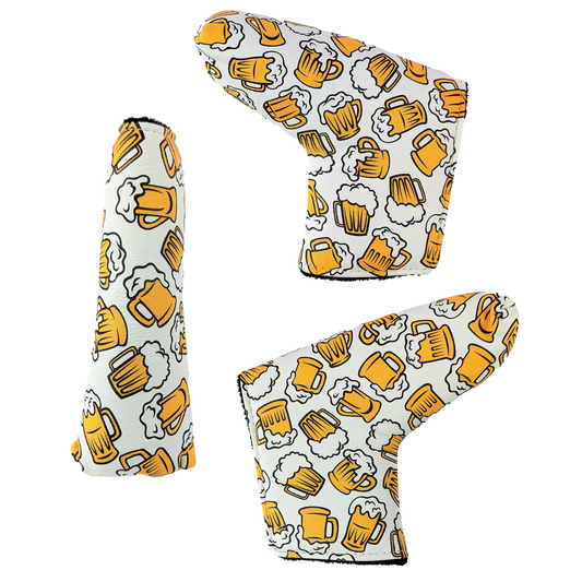 Beer Mugs Pattern - Blade Putter Head Cover