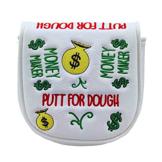 Putt for Dough - Money Maker -  Center Shafted Putter (White)