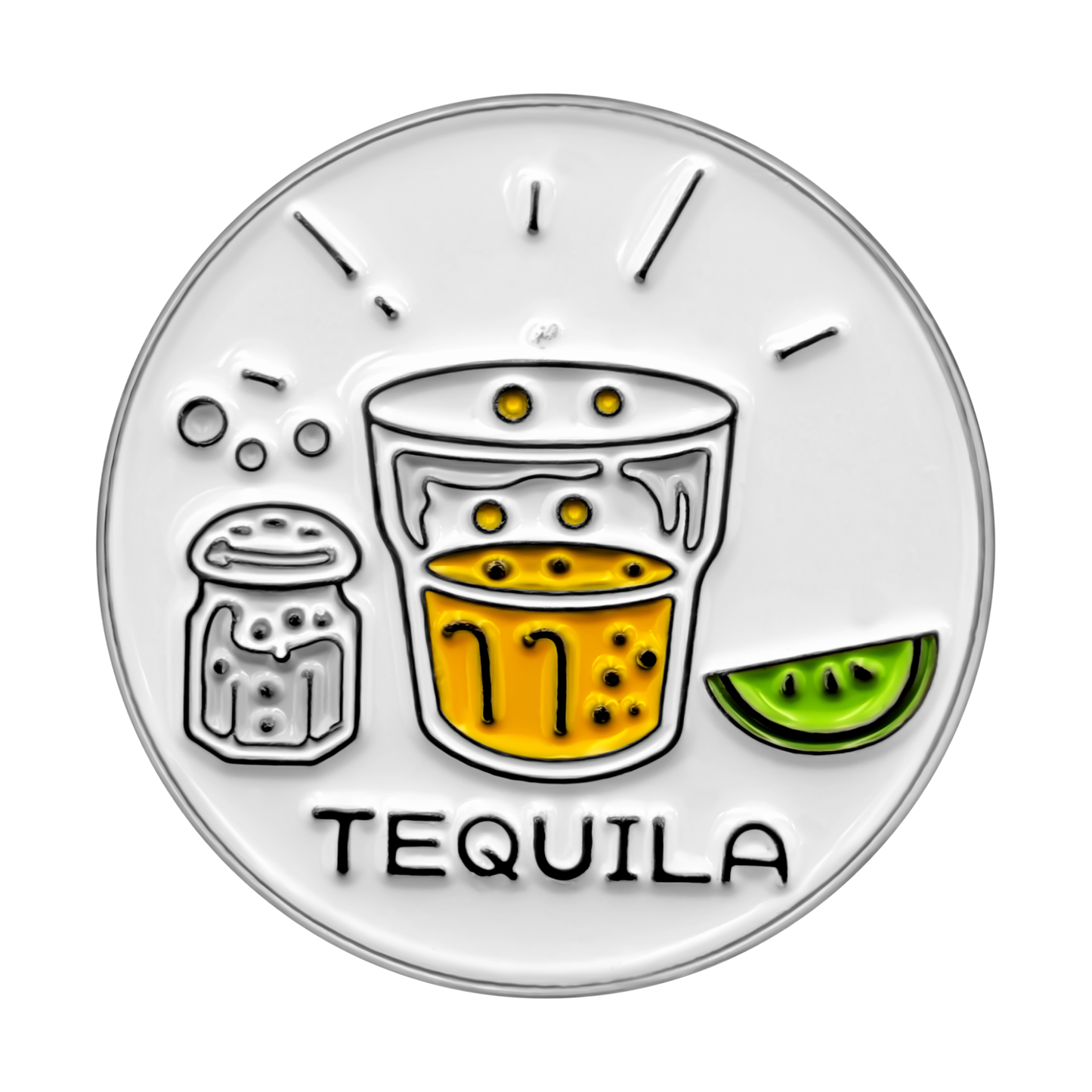 Tequila Golf Ball Marker | Funny Golf Gift for Tequila Lovers