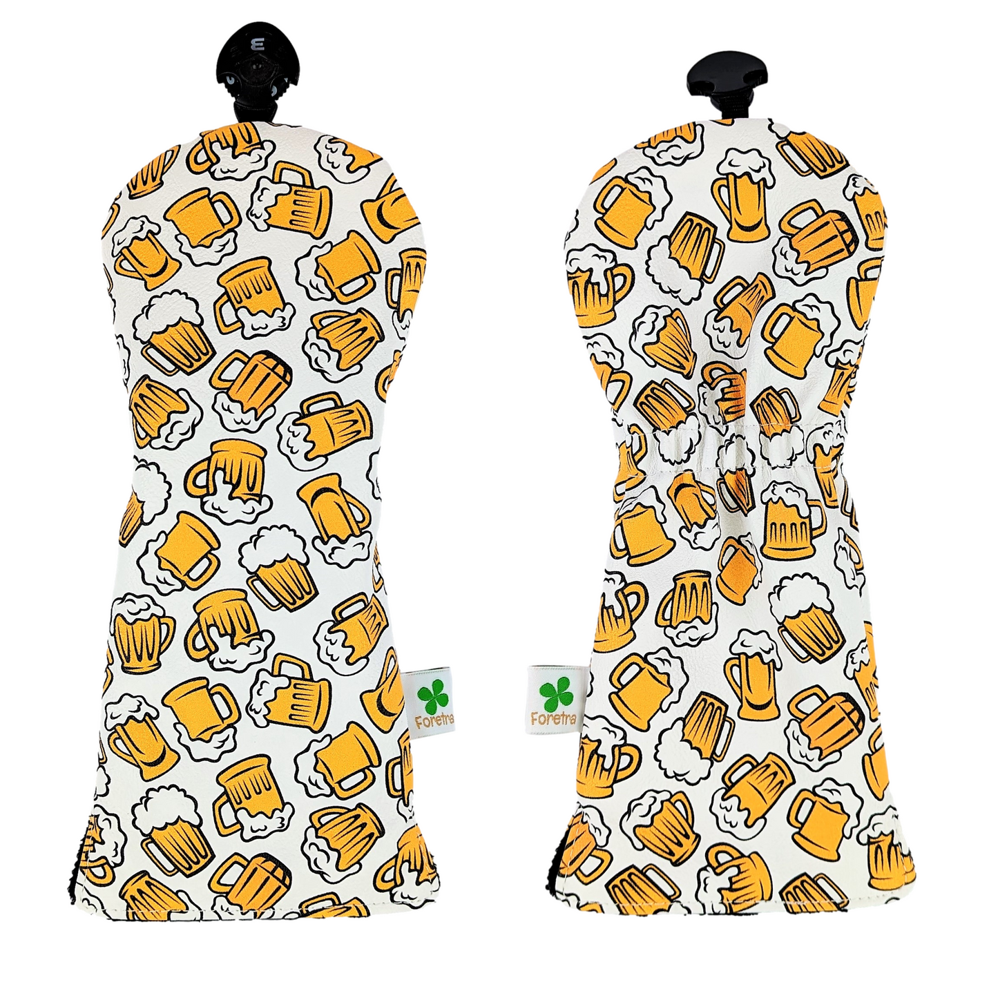 Beer Mugs pattern - Fairway Wood Head Cover