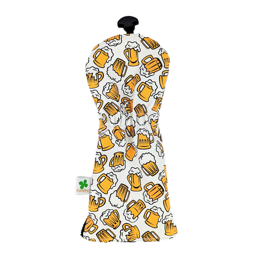 Beer Mugs pattern - Fairway Wood Head Cover