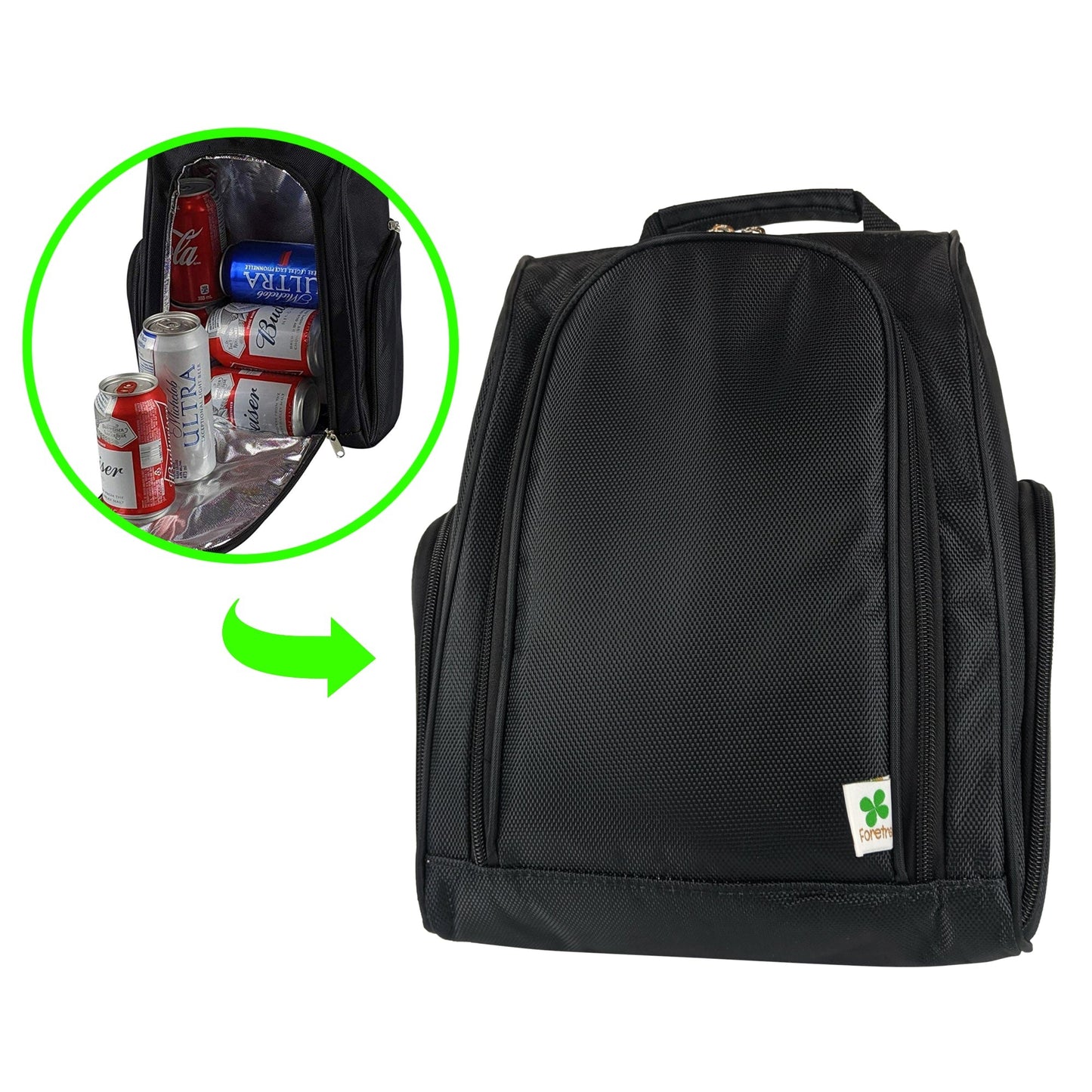 Golf Cooler Shoe Bag - Bring Your Beer Incognito to The Golf Course