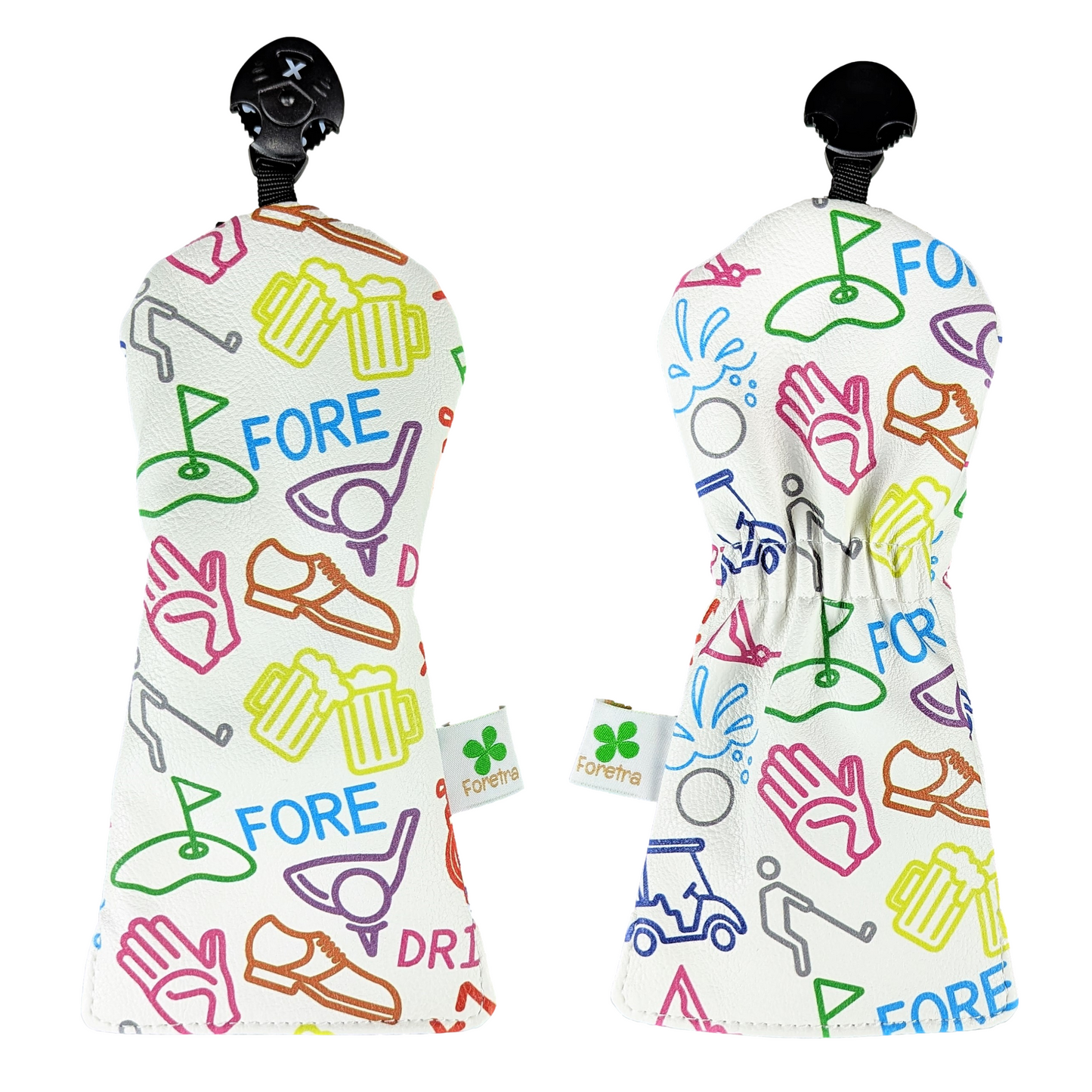 Golf Icons pattern - Utility / Hybrid Head Cover