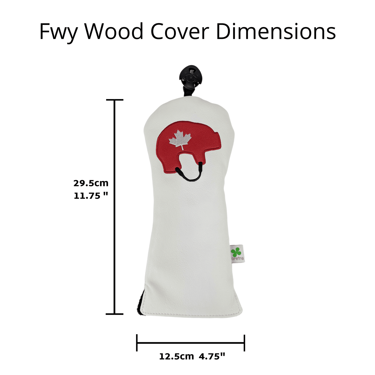 Hockey Helmet - Canada - Fairway Wood Head Cover