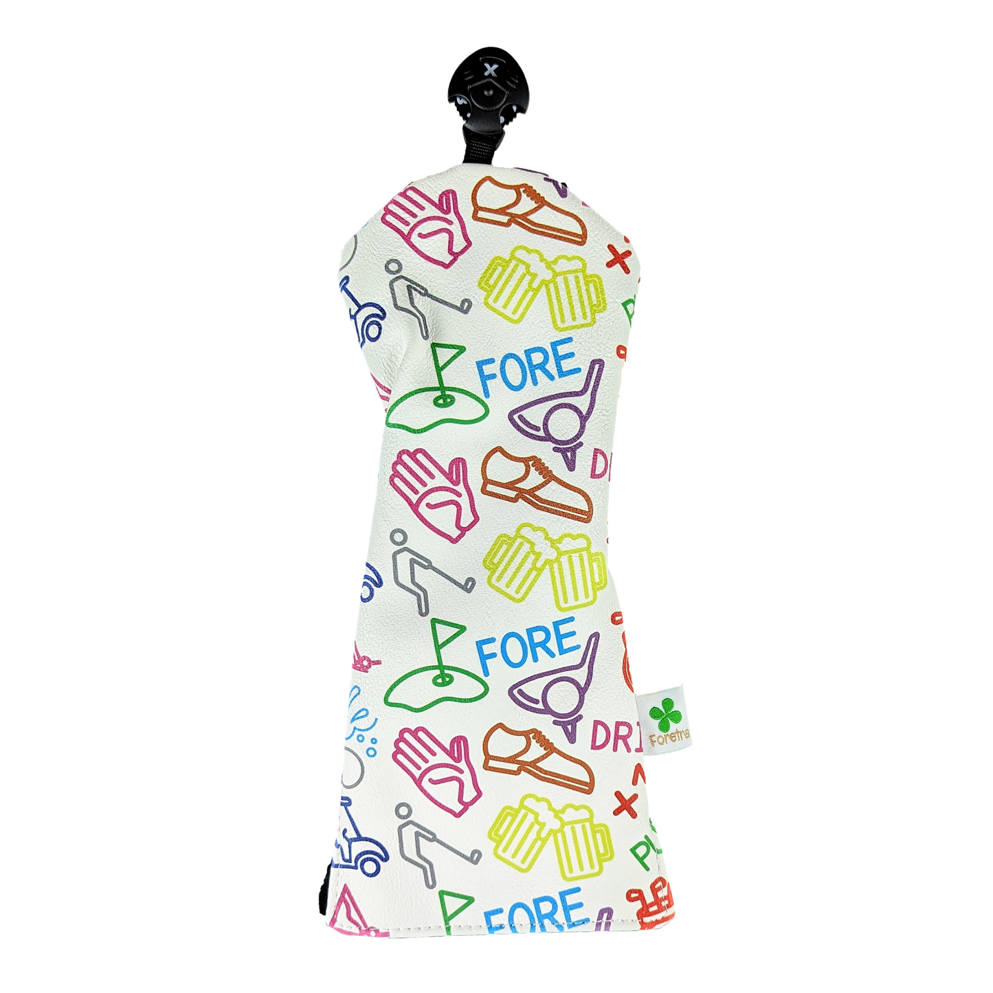 GOLF ICONS pattern - Fairway Wood Head Cover