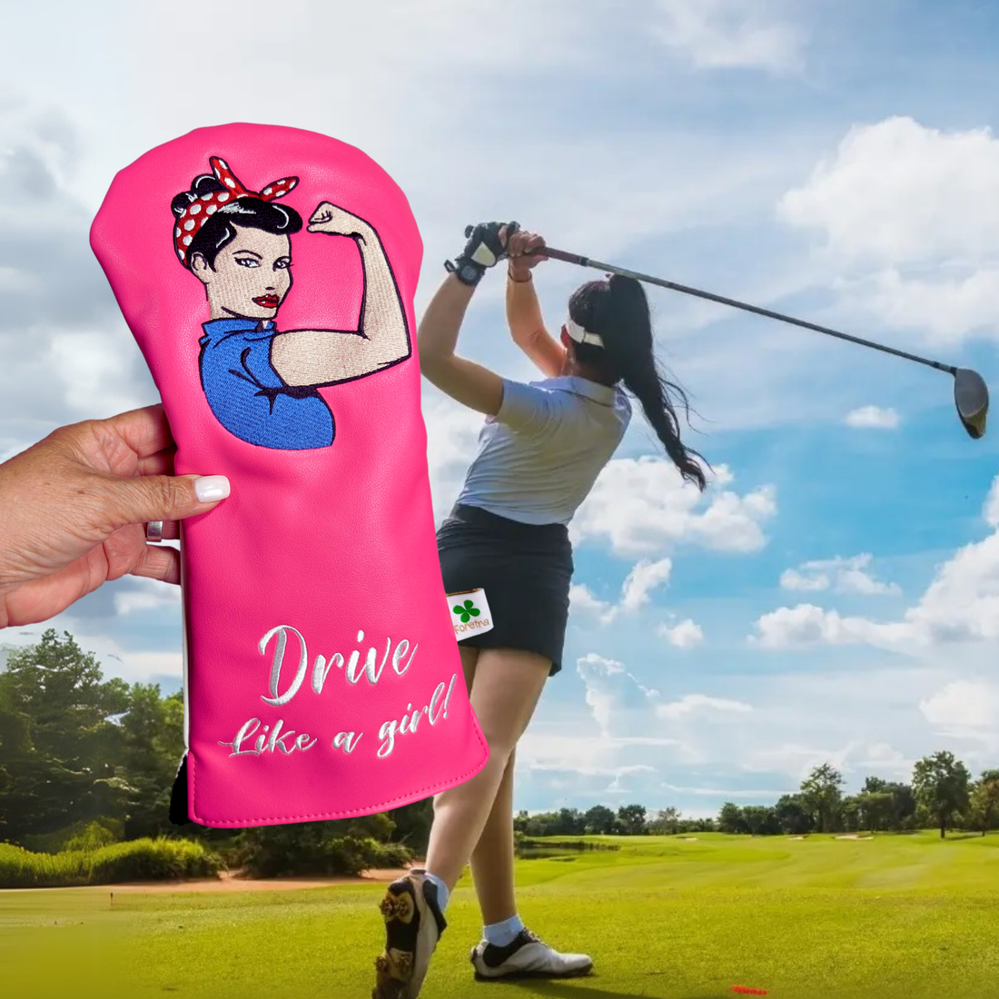 Drive like a Girl  -  Driver Head Cover