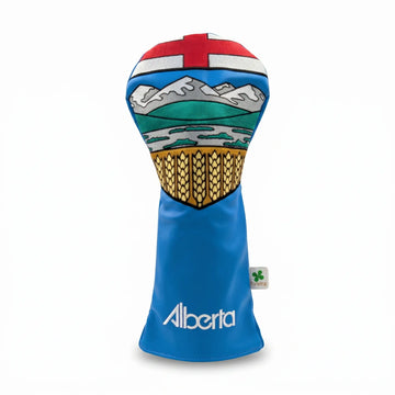 Alberta Shield -  Driver Head Cover - Bold Alberta Pride