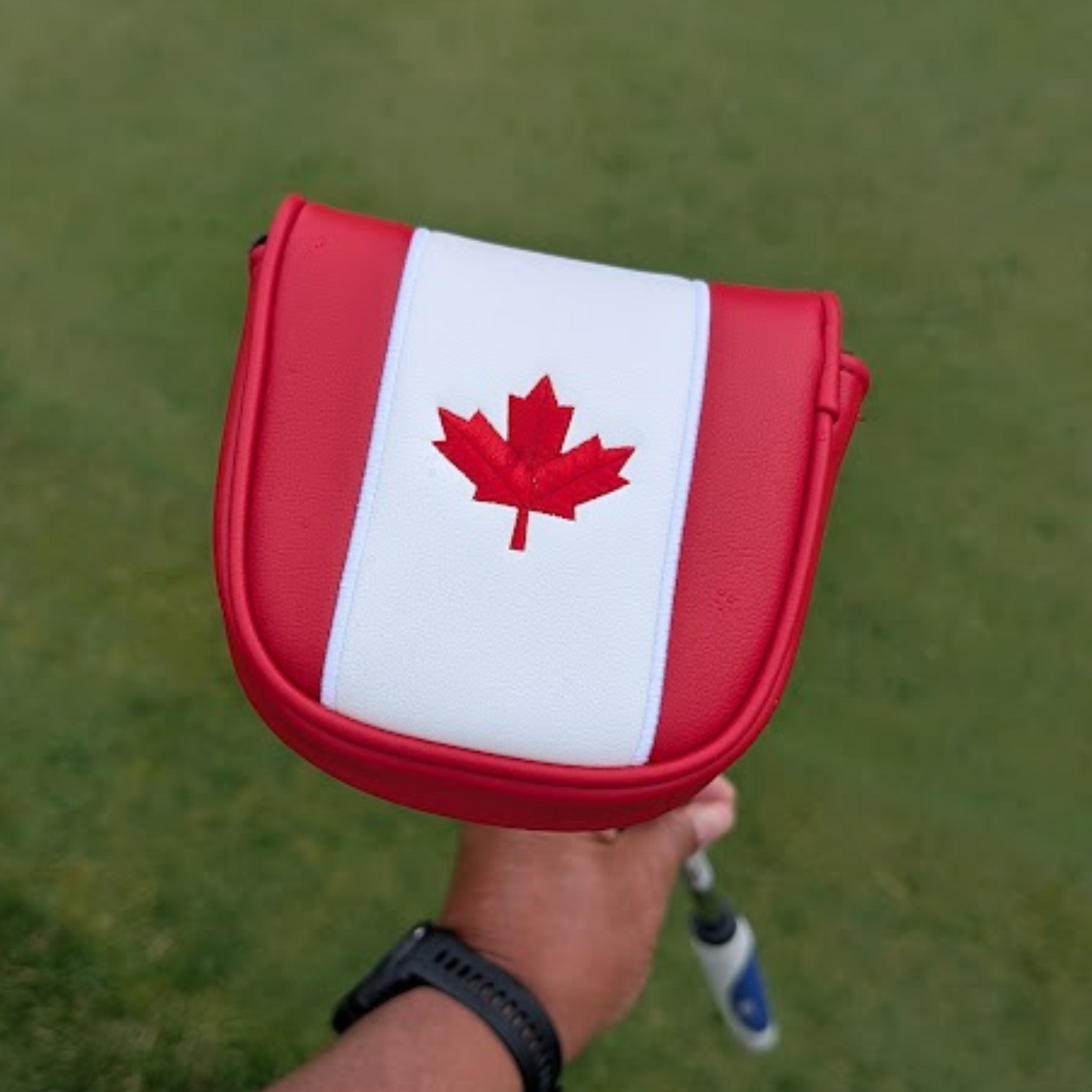 Canada Flag - Center Shaft Mallet Putter Head Cover