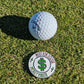 Putt for Dough /  Money Maker - Metallic Golf Poker Chip Magnetic Ball Marker