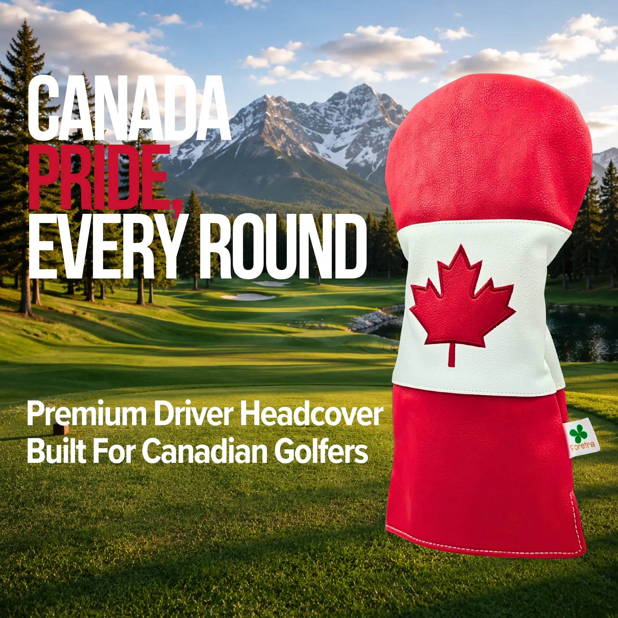 Canada Flag - Driver Head Cover
