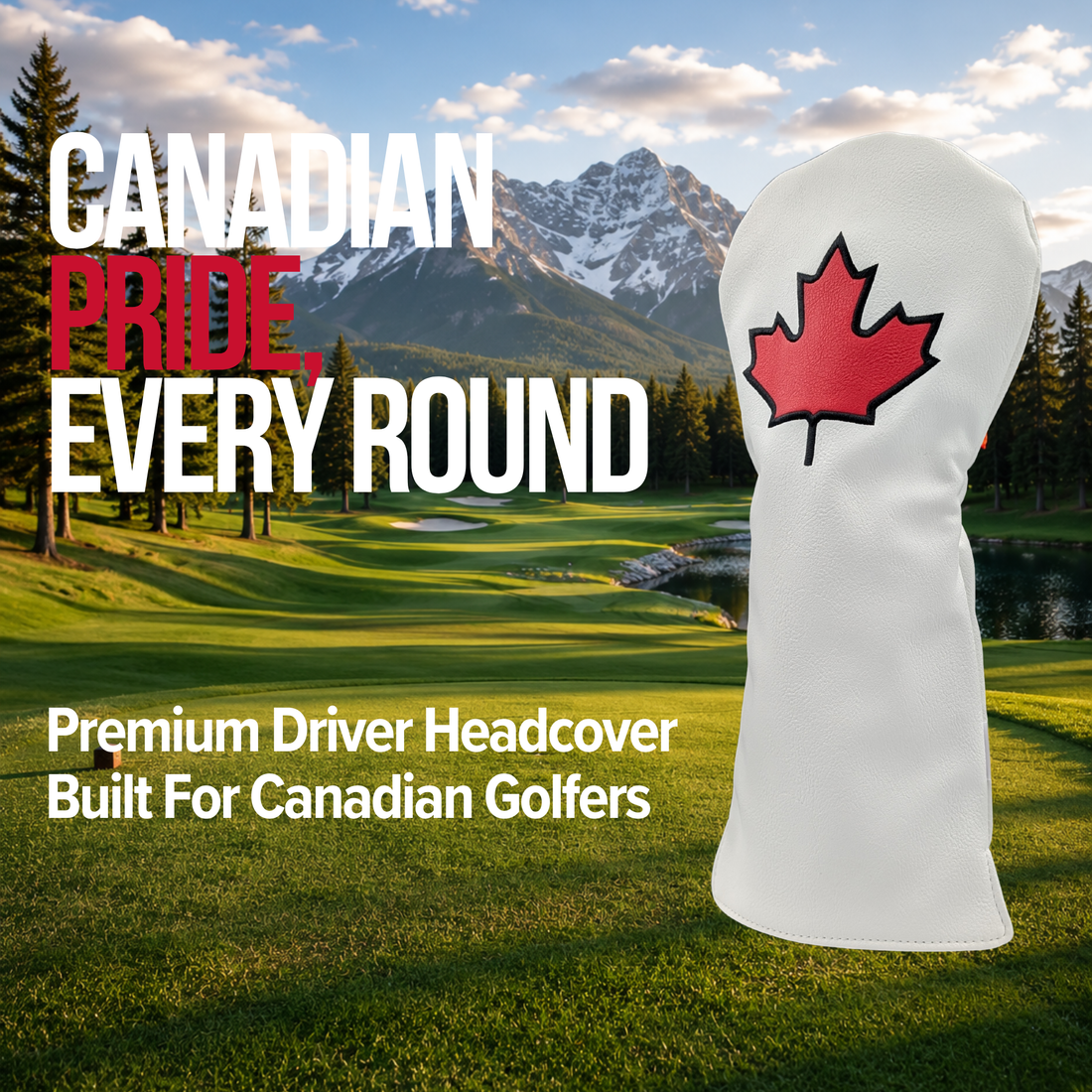 Canada Maple Leaf -  Driver Head Cover
