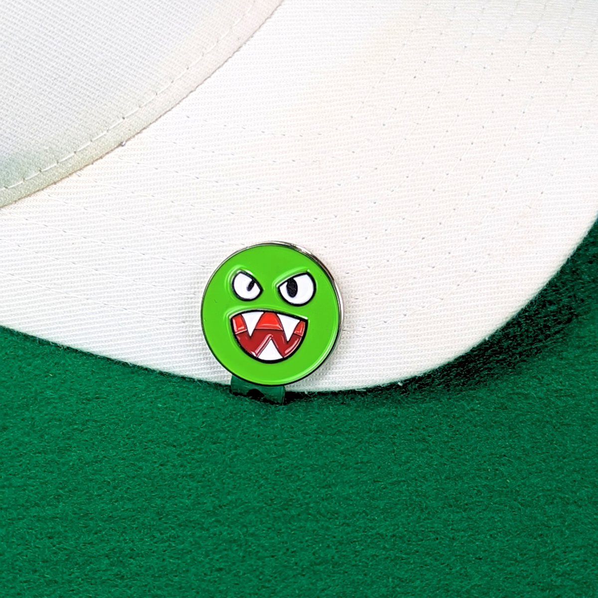 Green Monster - Golf Ball Marker with Magnetic Golf Hat Clip