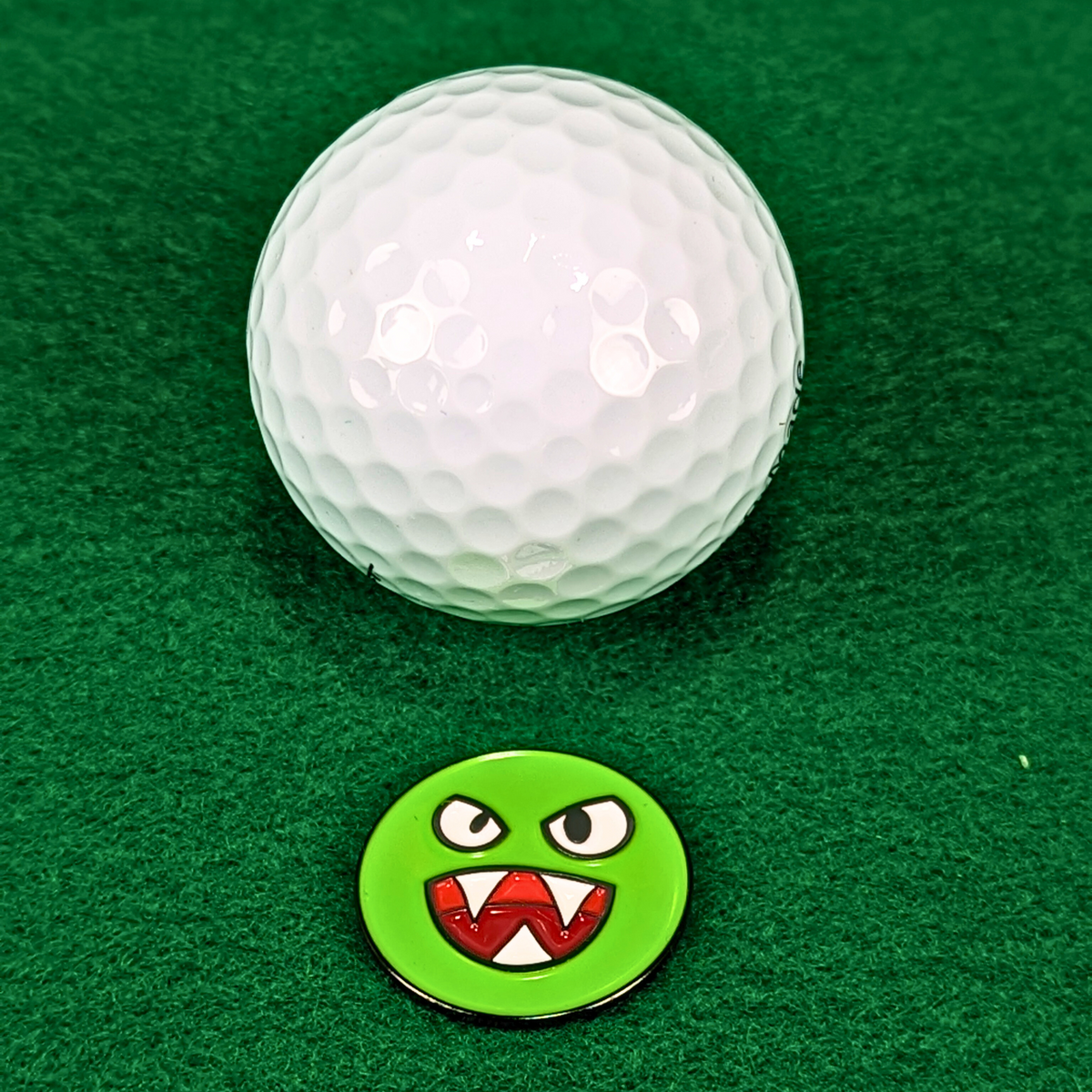 Green Monster - Golf Ball Marker with Magnetic Golf Hat Clip