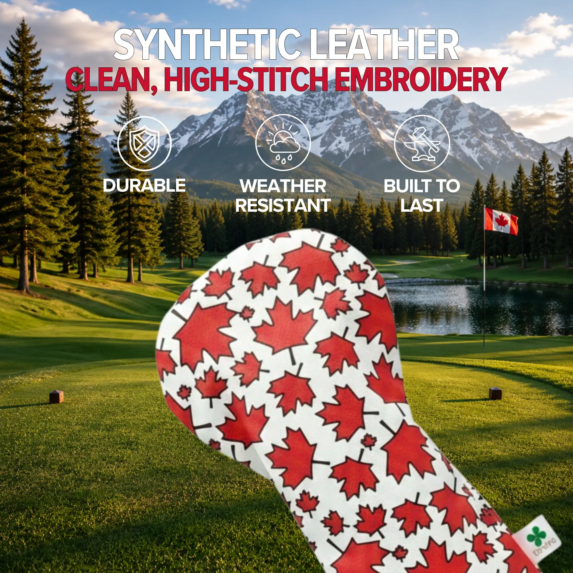 Canada Maple Leaves Pattern - Driver Headcover