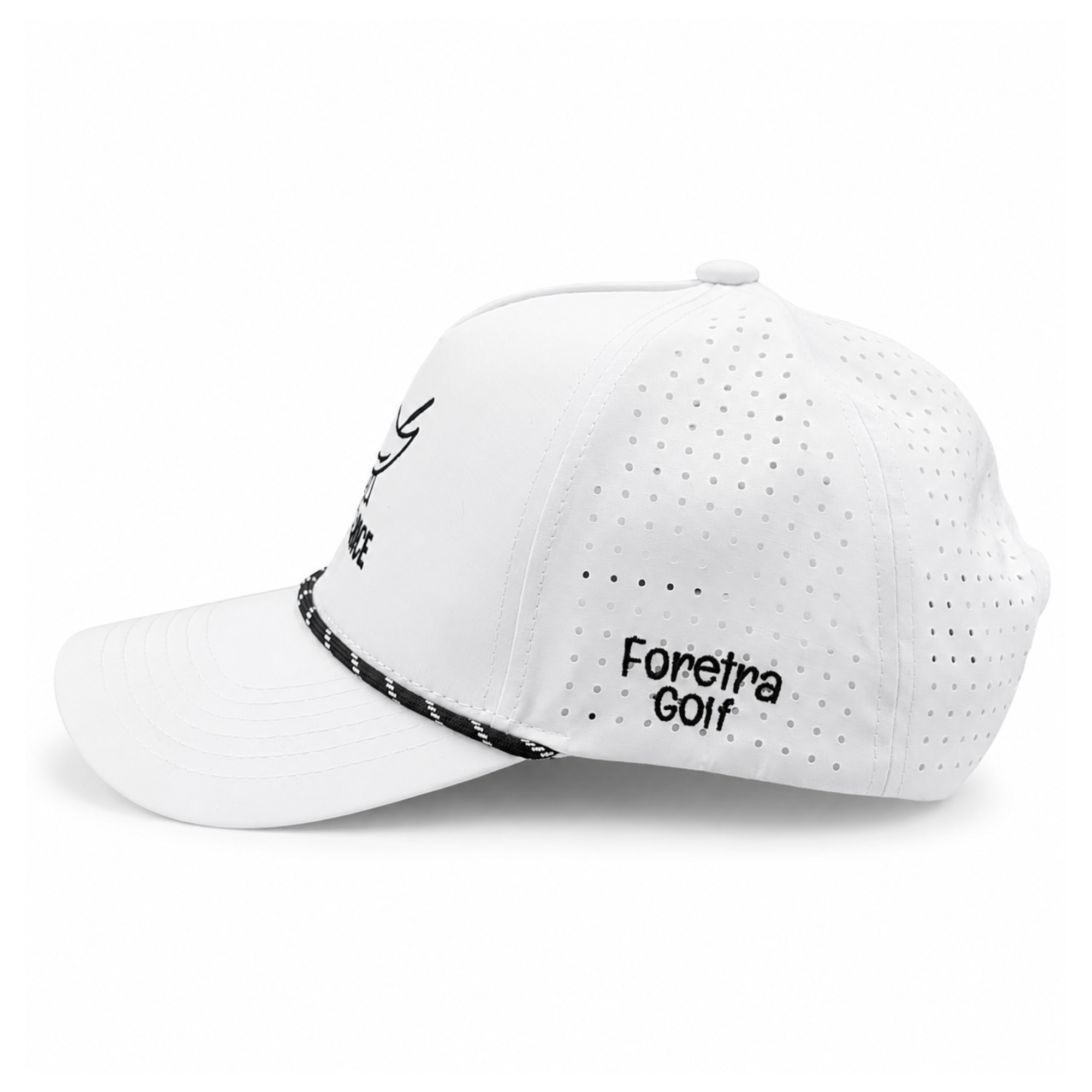 Birdie Juice Golf Hat | White Performance Rope Cap