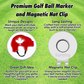 Canada Hockey Helmet - Golf Ball Marker with Magnetic Golf Hat Clip