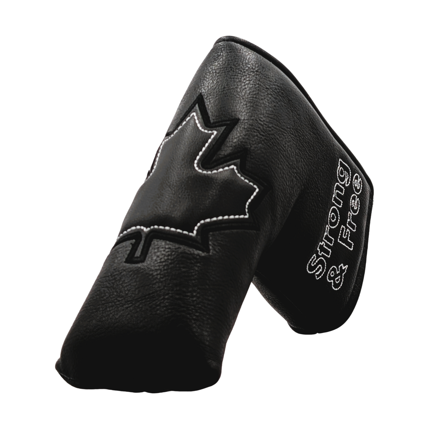 Black Canada Maple Leaf - Blade Putter Head Cover