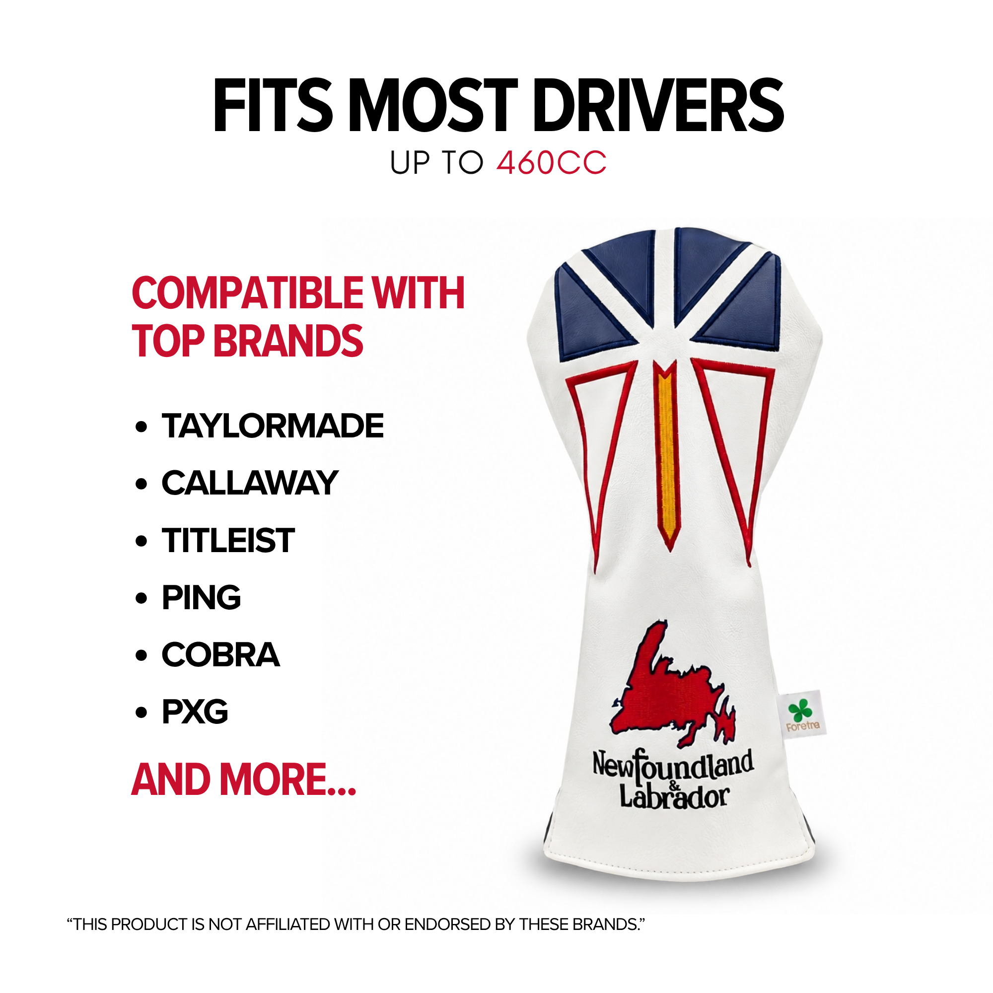 Newfoundland & Labrador Driver Headcover
