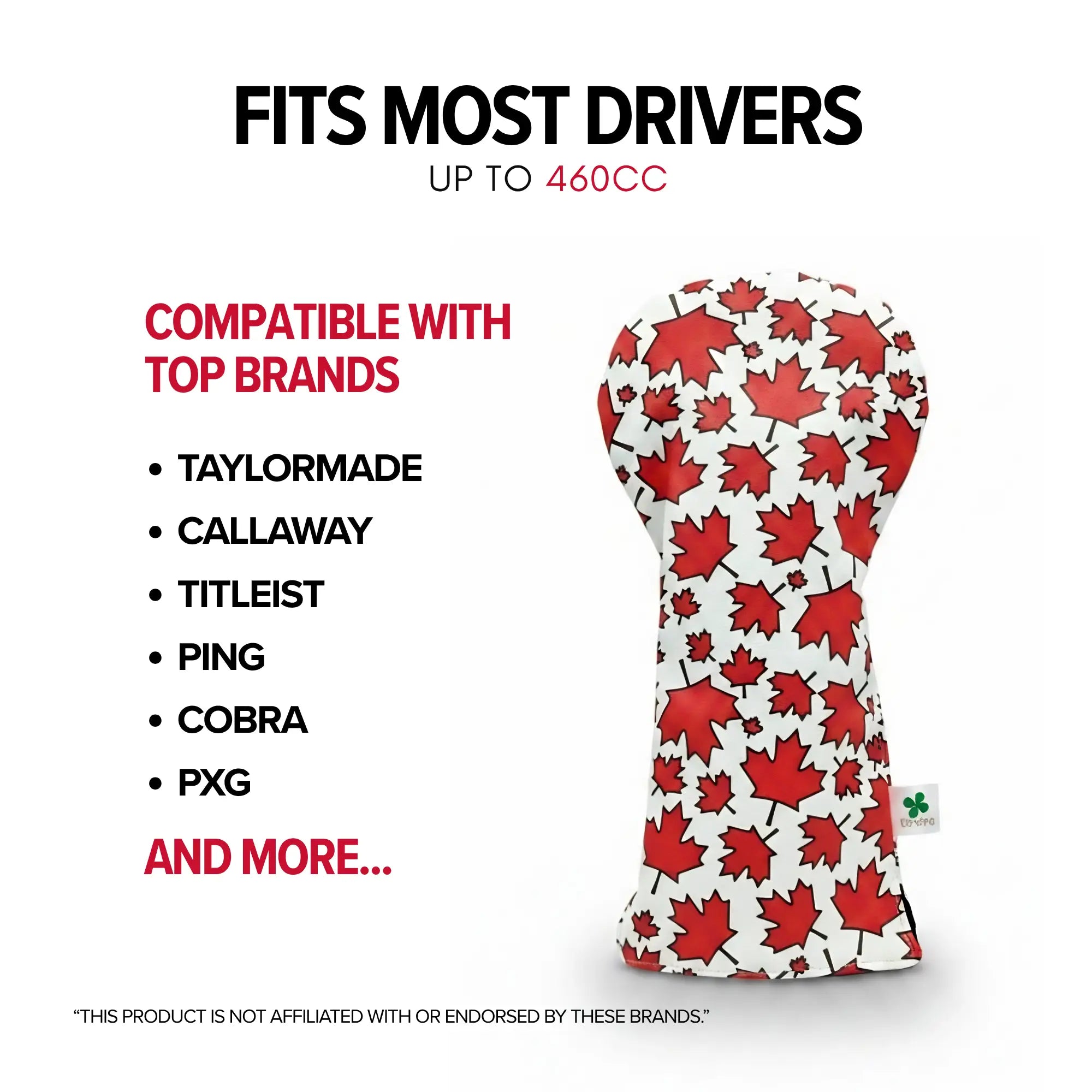 Canada Maple Leaves Pattern - Driver Headcover