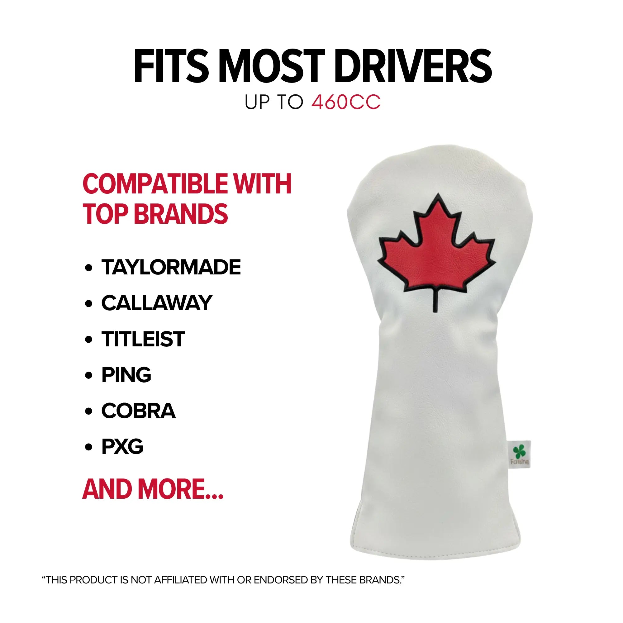Canada Maple Leaf -  Driver Head Cover