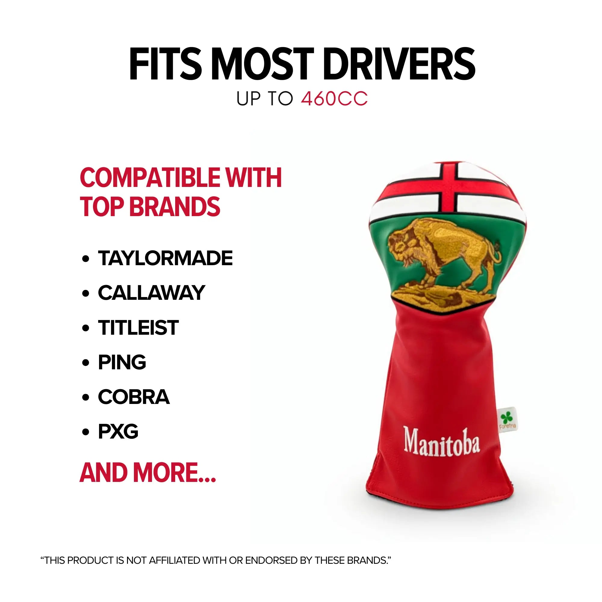 Manitoba Shield – Driver Headcover – Proud Prairie Strength