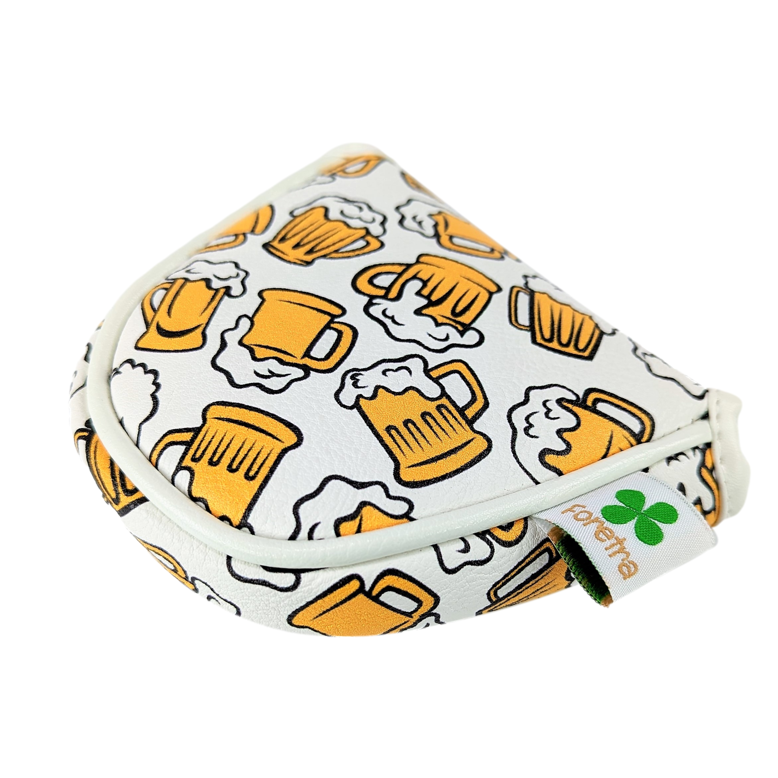 Beer Mugs Pattern - Mallet Putter Head Cover