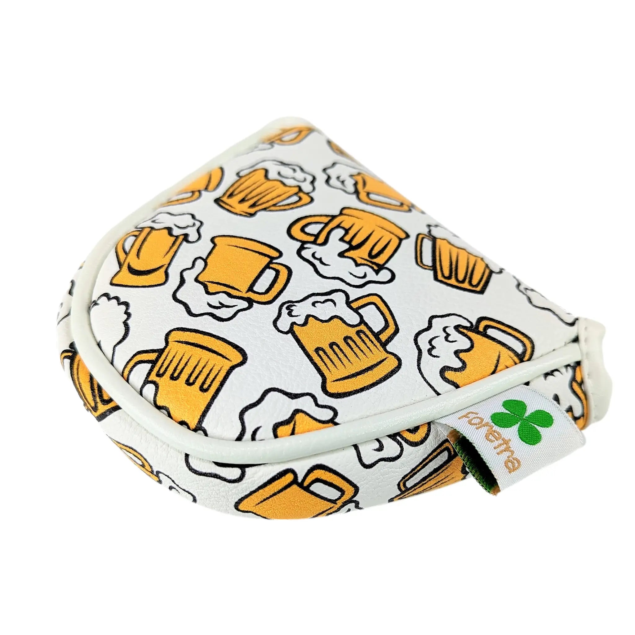 Beer Mugs Pattern - Mallet Putter Head Cover