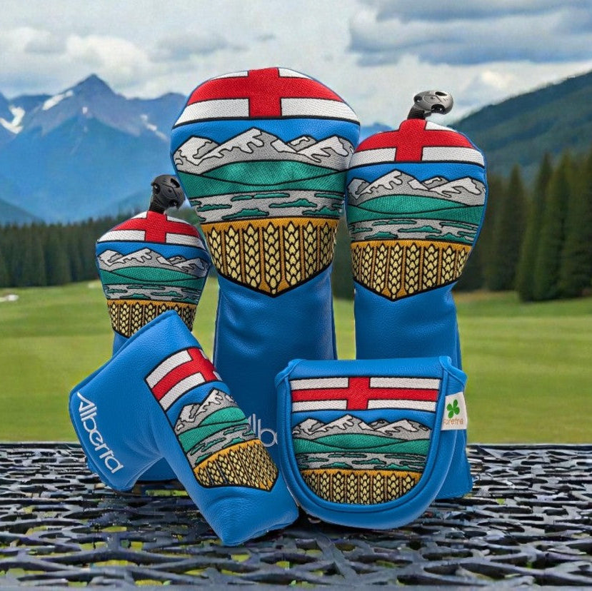 Alberta Shield – Hybrid Headcover – Bold Alberta Pride