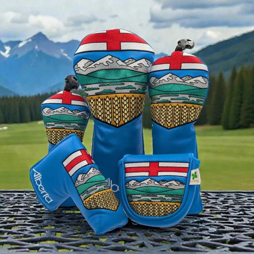 Alberta Shield -  Driver Head Cover - Bold Alberta Pride