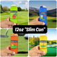 Golfer Theme | ' Birdie Juice ' Aiming Fluid ' Liquid Accuracy ' Swing Lube -  Can Cooler Sleeve Set of 4 (one of each)