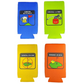 Golfer Theme | ' Birdie Juice ' Aiming Fluid ' Liquid Accuracy ' Swing Lube -  Can Cooler Sleeve Set of 4 (one of each)