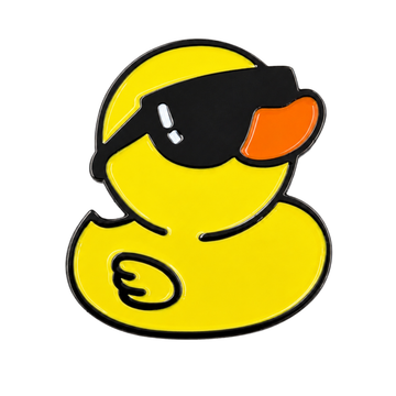 Cool Duck Golf Ball Marker – Rubber Duck with Sunglasses