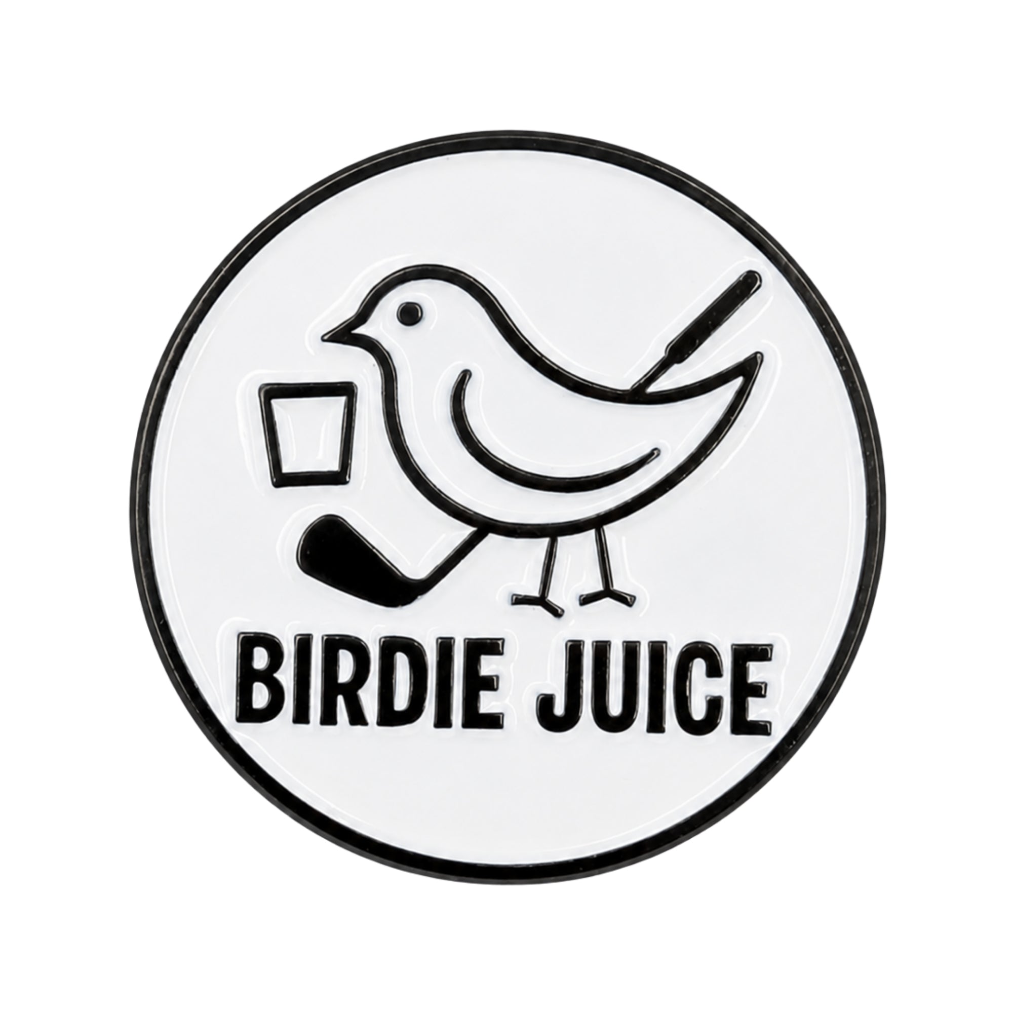 Birdie Juice Golf Ball Marker