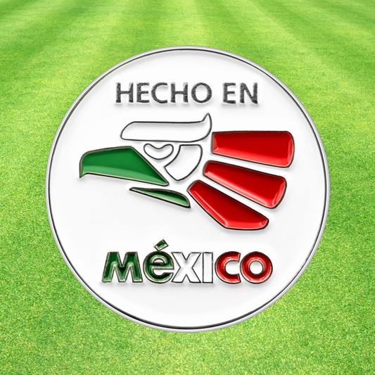 Mexico - Golf Ball Marker with Magnetic Golf Hat Clip