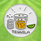 Tequila Golf Ball Marker | Funny Golf Gift for Tequila Lovers